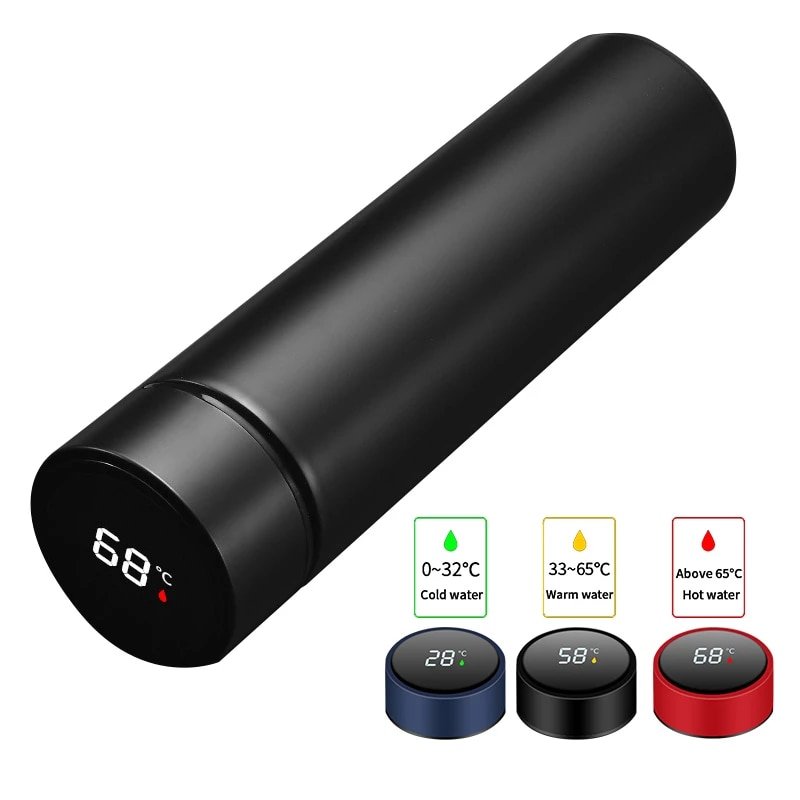 500ml_Smart_Water_Bottle_Intelligent_Stainless_Steel_Thermos_LED