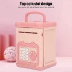 Top Coin Slot Fingerprint Password Holder Money Storage Toy for Kids