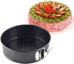 3 Pcs 24cm/26cm/28cm Round Non Stick Spring Form Cake Mold Baking Pan