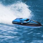 H100 Radio RC Racing Boat 2.4GHz 4CH High Speed Boat With LCD