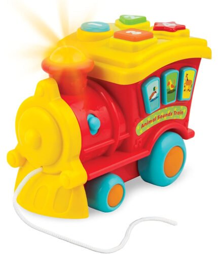 Pre School Win Fun English Learning Animal Sounds Train Toy for Kids
