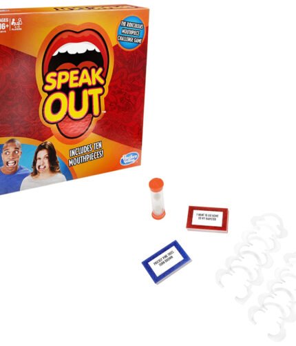 Speak Out Game Ridiculous Mouthpiece Challenge Game Family Party Funny Tricky Multiplayer Game