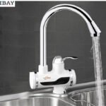Tankless Electric Hot Water Heater Faucet Kitchen Instant Heating Tap Water With LED