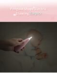Baby Care Ear Spoon Penguin Shape Light Child Ears Cleaning With Electric Glowing Earwax
