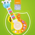 Electronic Guitar Piano Instrument Multi-Function Lighting Teaching Animal Enlightenment Baby Toy