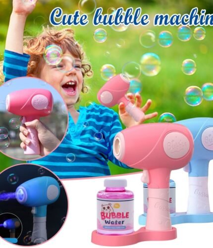 Children's Toys 75ml Automatic Bubble Machine Blower Outdoor Toy