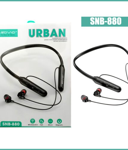 Sovo SNB-880 Urban High-Quality Wireless Stereo Neckband With Superior Sound