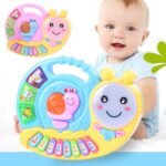 Musical Elf Caterpillar Piano with Music and Light for Toddlers and Kids