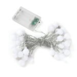 5M LED String Fairy Lights With 50 Ball Shaped Bulbs For Home And Outdoor Decoration