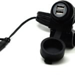 Cliff-Top 3.3 Amp Motorcycle Dual USB Weatherproof SAE To USB Cable Adapter