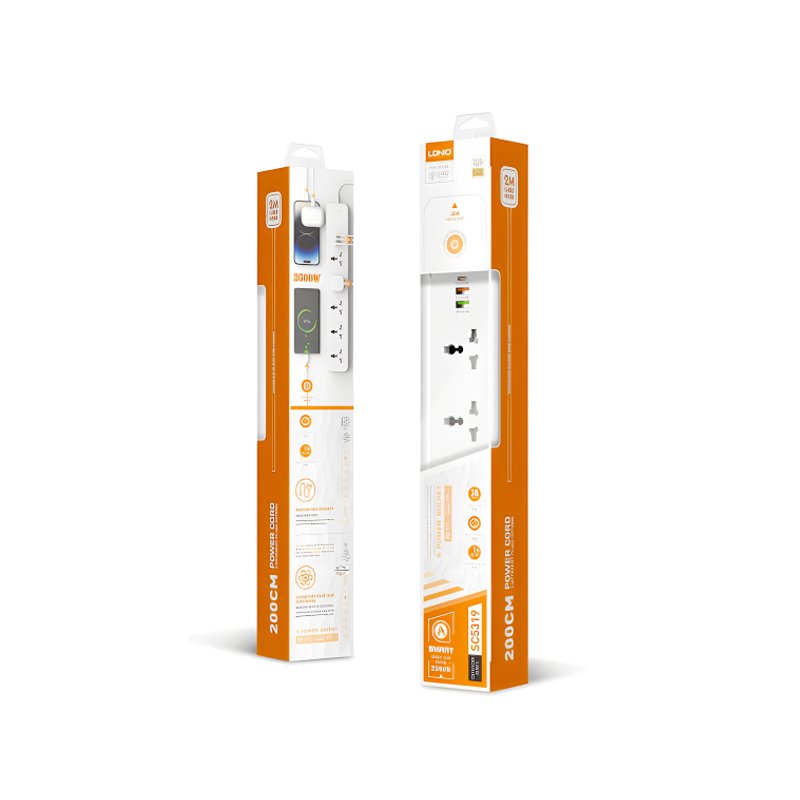 LDNIO-SC5319-2500W-PD-QC3-0-Power-Socket-With-38W-Type-C-USB-Ports-Mobile-Cable-Store-7683