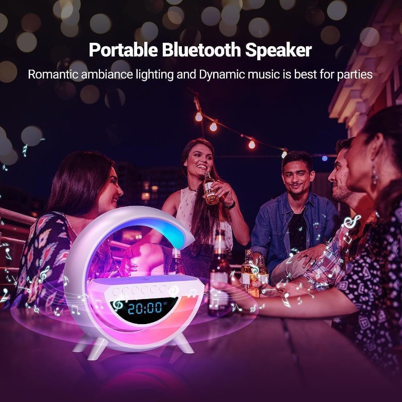 LED Wireless Charging Speaker (3)