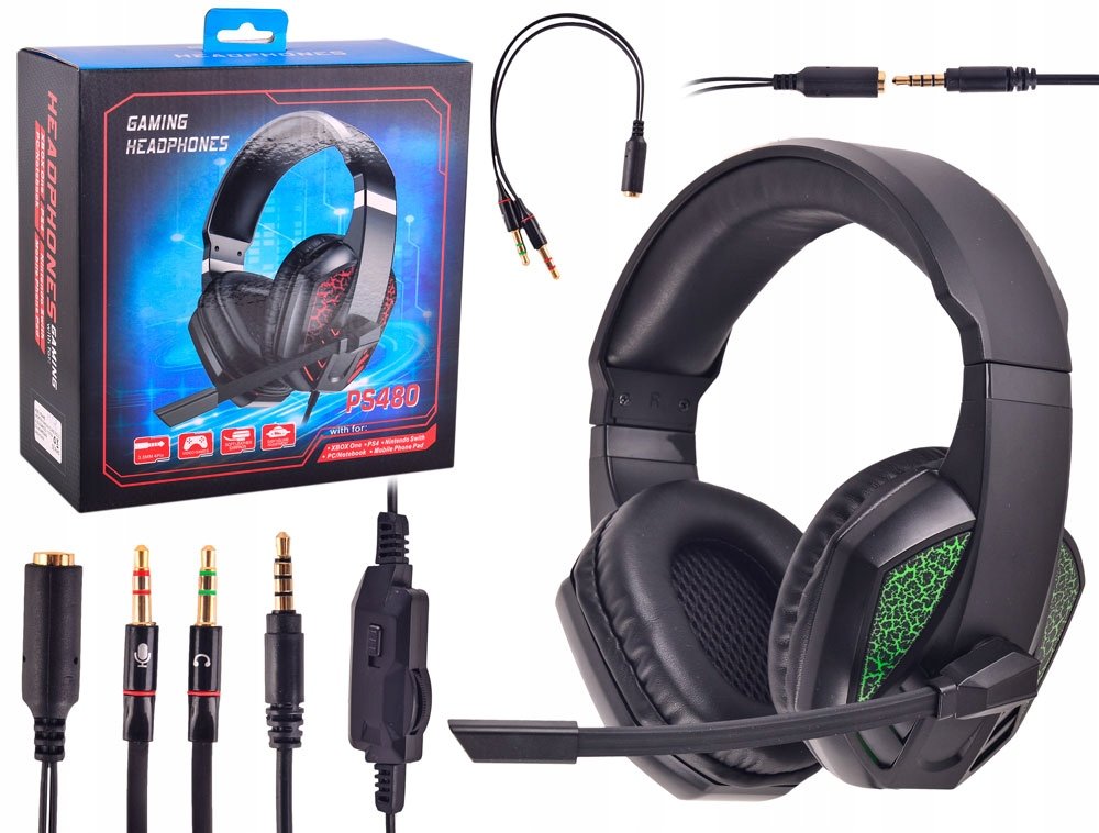 SLUCHAWKI_PS480_GAMINGOWE_DO_GIER_Z_MIKROFONEM_LED_Cechy_dodatkowe