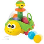 Colorful Win fun Spin N Pull Turtles with Sound & Music Toy for Kids