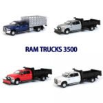 2018 DODGE RAM 3500 Laramie Dually Landscaper Dump Truck Toy