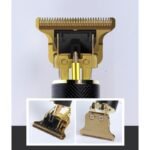 Vintage T9 Black Diamond Metal Body Professional Hair Clipper With R-Type Obtuse Angle Cutter Head
