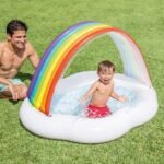 Intex 57141 Baby Canopy Rainbow Swimming Pool 142 X 119 X 84 Cm