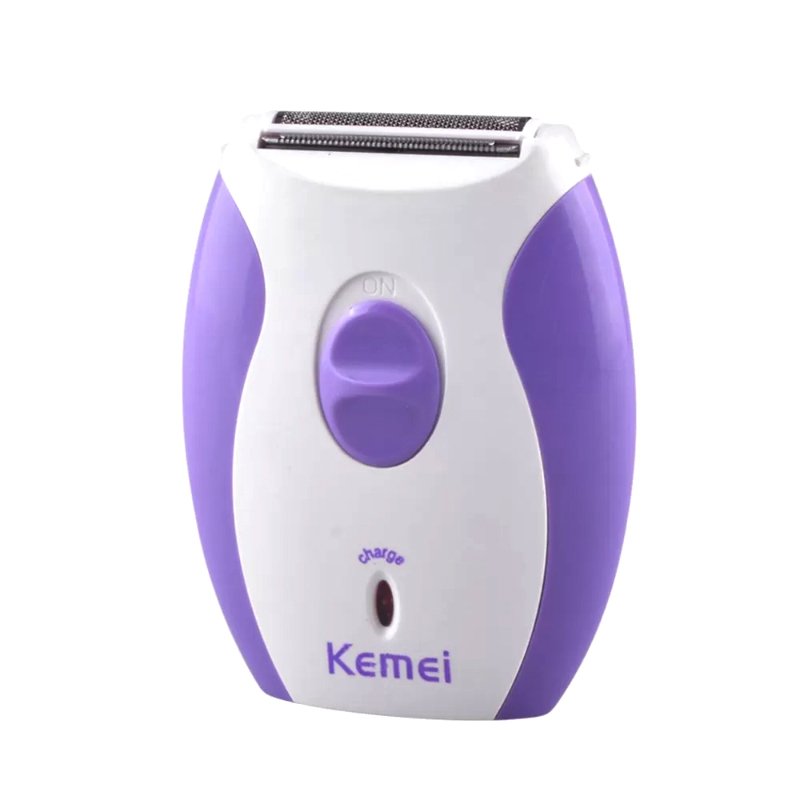 kemei-km---280r-mini-rechargeable-hair-remover-shaver---white-and-purple-eu-plug-13968-342