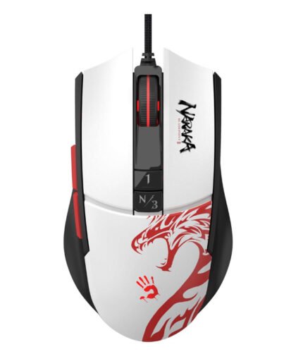 L65 Max Naraka 12000 CPI, Ultra Core 3 & 4 Activated Lightweight Design RGB Gaming Wired Mouse