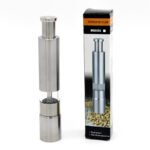 One Handed Operation Thumb Push High Quality Stainless Steel Spice Grinder