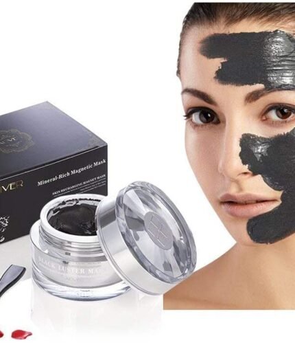 Audala Magnetic Mask Mineral Sea Mud Black Deep Skin C&aleanser Face Mask - Moisture Anti ageing Cleaning Facial Pore Reducer and Help Clean Acne - Blackhead mp; Oil Skin Care