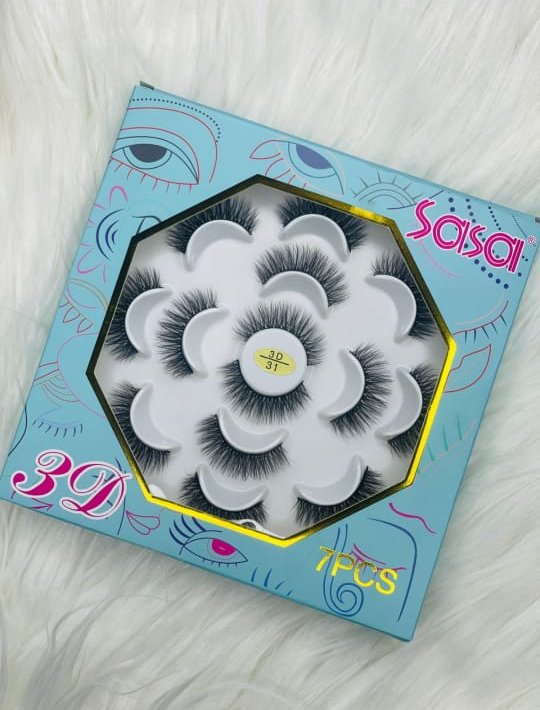 SASA 3D Eyelashes 7 pcs Eyelashes for beautiful eyes