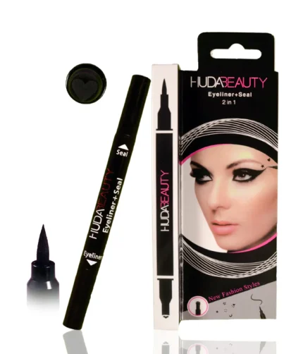 Hudabeauty Eyeliner / 2 in 1 Eyeliner Stamp - Stamp Eyeliner Pen - Stamp liner