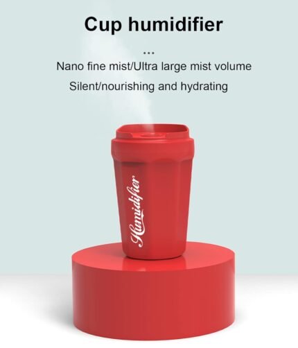 Coke Cup Humidifier Car Home USB Aroma Diffuser Summer Flame Air Coke Cup Cool Mist Bedroom Study Room Mini Humidifier  (random color)