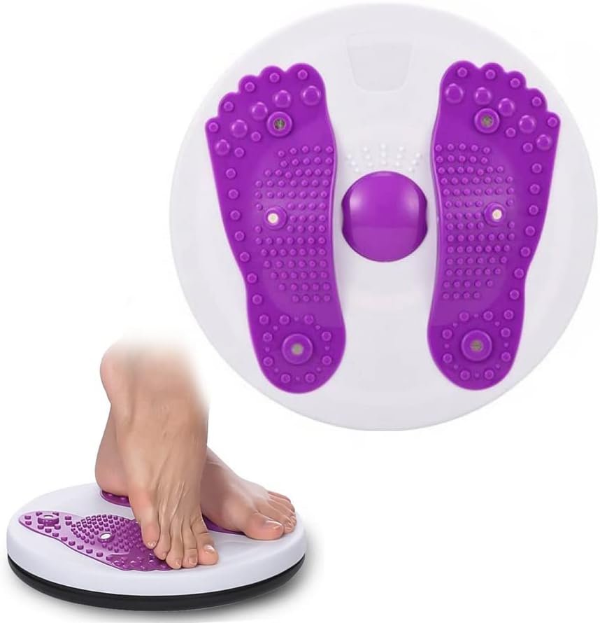 Twisted Waist Plate For Adult - Non-Slip Fitness Sports Waist Twist Board - Balance Fitness Training Thin Waist And Legs for Fitness Losing Weight - Indoor Outdoor Sports Equipment (Random Color)