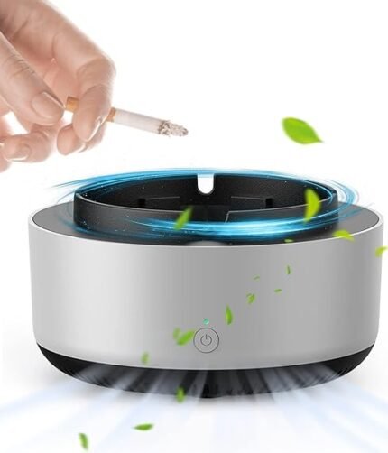 Ashtray With Air Purifier, Ashtray Smokeless | Multipurpose Ashtray With Air Purifier Function (random Colors)