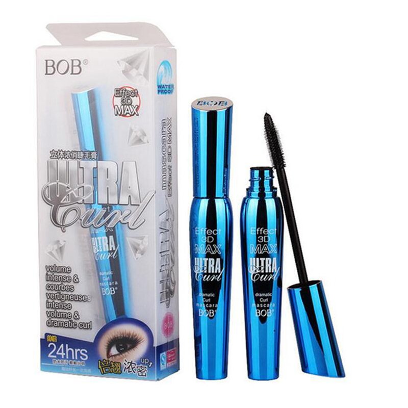 Waterproof BOB 3D Effect Ultra Curl Eye Mascara | Waterproof, Long-lasting, Eyelash Lengthening & Thick Curling | Best Quality Mascara ( 1 pcs Black )