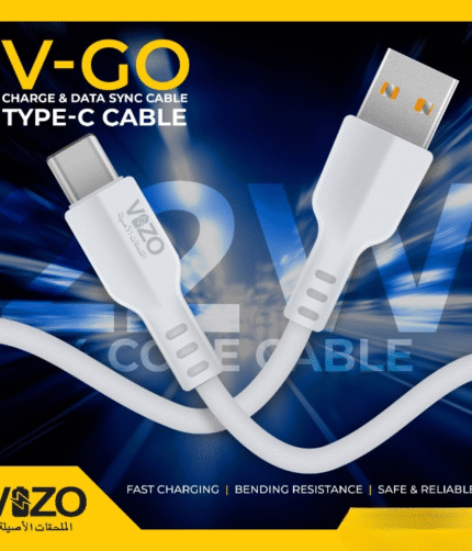 V-Go Type C Cable | Fast Data Cable Safety | Fast Charging Data Cable