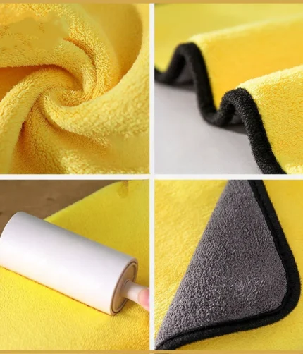 Microfiber Multi Cleaning Cloth Ultra-Thick Microfiber Cleaning Cloth, Multipurpose Household Kitchen Towels, Softer Absorbent Cleaning Rags for House Kitchen Car Glass Stainless Steel 40cm x 40 cm