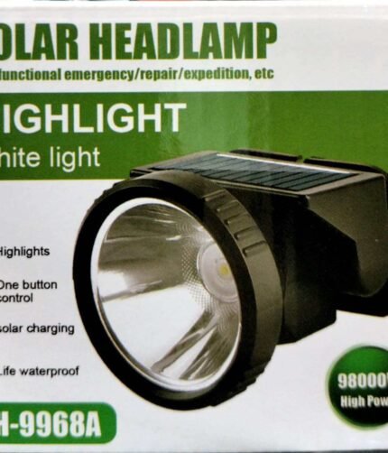 Solar Headlamp WH-9968A – Ultra-Bright, Rechargeable & Eco-Friendly for Outdoor Adventures!