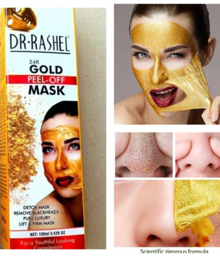 Dr Rashel Original Gold Peel Off Facial Mask – Glow Like Pure Gold – Deep Cleansing & Radiant Glow - 100 ML