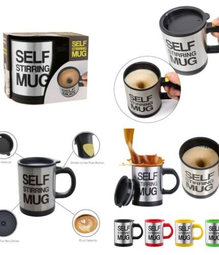 Self Stirring Mug (Cell Operated) (Random colors)