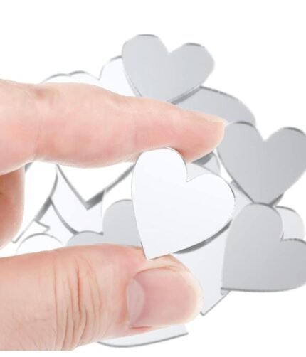 Acrylic Sticky Heart 🤍 | 1.5 Inch.