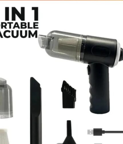 3 In 1 Portable Vacuum Cleaner Duster Blower Air Pump Wireless Hand-Held Cleaning For Car Home