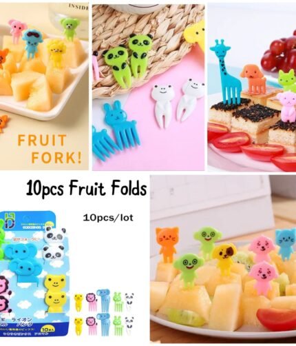 Set of 10pcs Kids Fruit Folks (Mix/Random Designs)