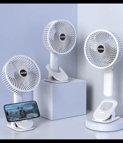 (NW00030)New portable 3 gears rechargeable desktop fan low noise air cooling handheld clipped circulator table fan Clip Fan USB Rechargeable Desk Fan with Sturdy Clamp