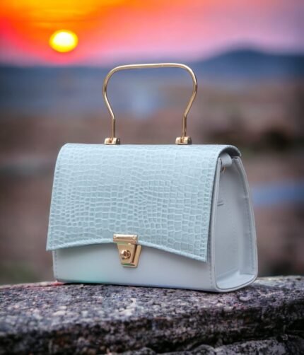Stylish Hand Bag with Top Handle And Long Strap