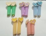 (pack of 2 )Girls hair plastic Telephone Wire Spiral (random color)
