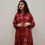 Girl print 2 Pcs Linen Print Dress for girls & Women