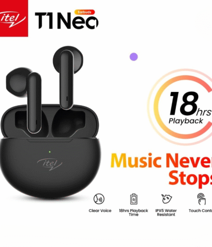 ITEL EARBUDS Model T1 NEO 18 hours playback