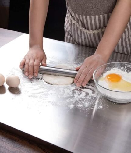 Stainless Steel Cutting Board  Durable, hygienic and easy to clean perfect for all your chopping needs (large size: 40x48cm)