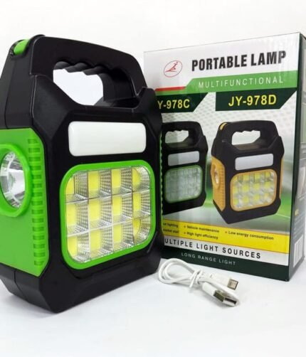 Solar Camping Lantern with Power Bank Function, JY-978D / Portable Rechargeable Lantern (Random color)
