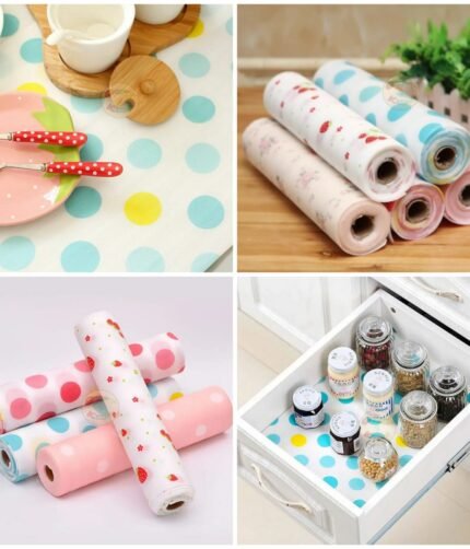 1 Roll - Kitchen Polka Foamic Sheet (45x150cm)  (random design)