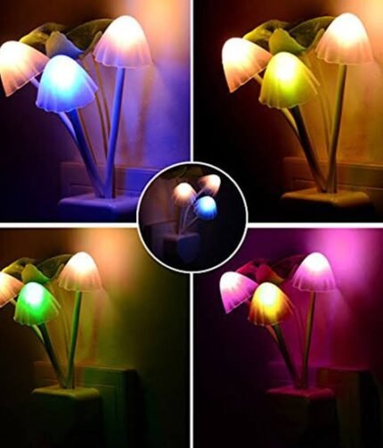 Mushroom Night Light | LED Night Lights | Flower Lamp Bedroom Baby room Lamps For Family, Friend or Kids Gifts (Random colors)