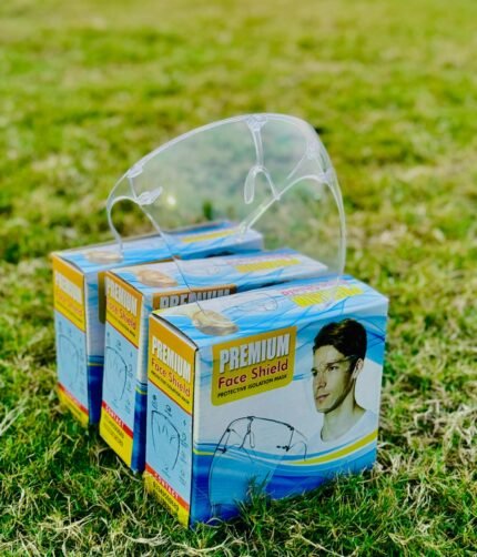 Premium Unisex Full Shield Face Mask - Transparent, Anti-Fog, Comfortable and Reusable Protective Visor for Daily Use