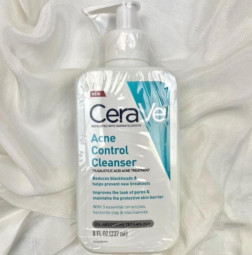 CeraVe Acne Control Cleanser that Reduce Black Head - 237Ml
